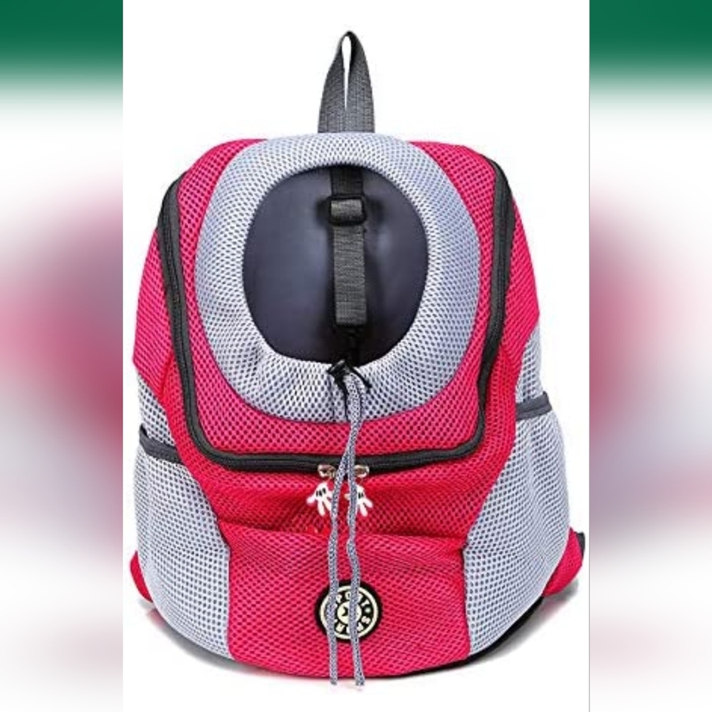 N / A Pet Bag, Comfortable Dog Cat Carrier Backpack, Puppy Pet Front Pack
